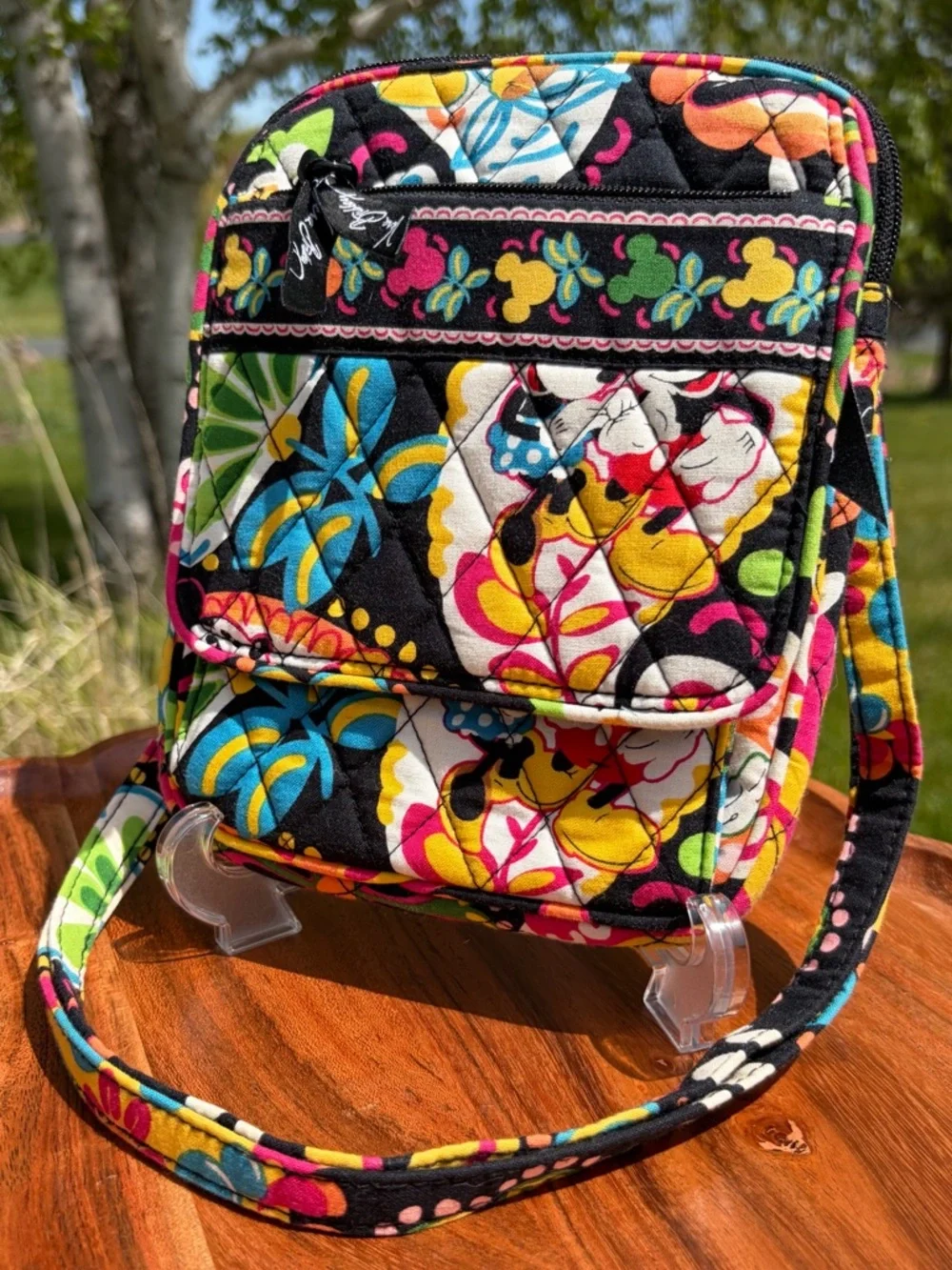 Disney Parks Vera Bradley Mini Hipster Crossbody “Midnight with Mickey” Like New